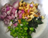 A picture of step 2 of Kanda Batata Poha.