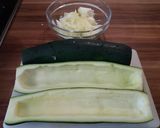 Foto del paso 1 de la receta Zucchini Rellenos con Carne y Puré