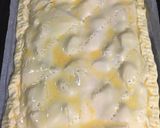 Foto del paso 4 de la receta Hojaldre de lacón, queso tierno y piña