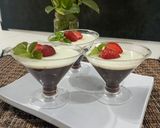 Foto langkah ke 4 dari resep Puding coklat vla buah.