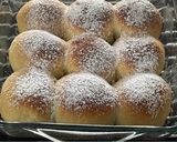 A picture of step 9 of Honeycomb Buns with sweet glaze 😍.