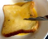 A picture of step 2 of My Eggy Bread with a little Grated Cheese, Quick and Easy too 😘.