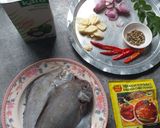 Gambar langkah 1 resipi Kari Ikan Bawal.