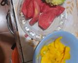 Jus Pelangi langkah memasak 1 foto