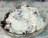 A picture of step 2 of Two layer birthday cake.