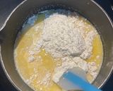 A picture of step 1 of Black Sesame Tapioca Bread.