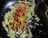 A picture of step 4 of Sesame Seed Beans.