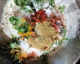 A picture of step 2 of Methi ke parathe.