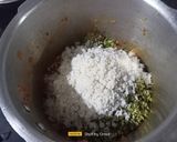 A picture of step 5 of Kodo Millet Masala Khichdi.