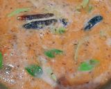A picture of step 3 of Tomato Sindhi kadhi.