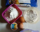Foto langkah ke 1 dari resep Bolu Kukus Abon Ayam.