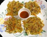 A picture of step 4 of Potato Cabbage Pancakes.