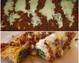 Foto del paso 3 de la receta: Canelones de acelga y Ricota Con tuco de carne molida/picada 👌