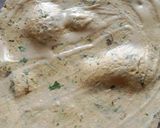 A picture of step 4 of Masala bhakri.