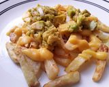 Foto del paso 6 de la receta: Papas🍟 "fritas" veganas🥑🌰🍅