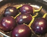A picture of step 2 of Lebanese Lentil Stuffed Brinjal.