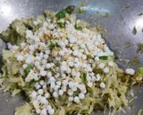 A picture of step 6 of Satvik Farali Bottle Gourd Sabudana Khichdi.