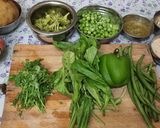 A picture of step 1 of Holi special crispy hara bhara kabab.