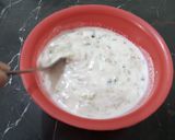 A picture of step 4 of Lauki Ka Raita.