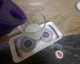 A picture of step 2 of Almond 🍸 drink with chia seed.