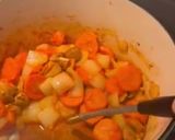 A picture of step 4 of Coq Au Vin.