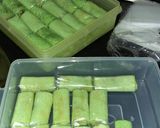 Foto langkah ke 4 dari resep DarLung Ceria💜💙💚💛💖 (Dadar Gulung).