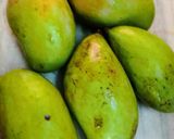 A picture of step 1 of Mango pickle.