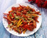 A picture of step 4 of Snacking Pepper Salad.