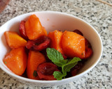Foto del paso 9 de la receta: Ensalada de Papaya y Cerezas al limón y menta #recetas saludables para diabetes