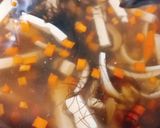 Hình bước làm 1 của món Soup tóc tiên chay