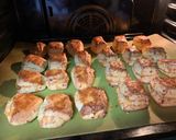 Sajtos-krumplis pogácsakockák recept fázis 7 fotója
