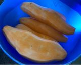 Parmezán sajtos édesburgonya köret 🧀🍠 recept fázis 1 fotója
