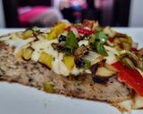 Foto del paso 8 de la receta: PIZZA🍕PECHUGA Con Pimientos 🌶️del Piquillo y Cebolla Larga Caramelizada...!😀