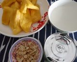Hình bước làm 1 của món Kem mít