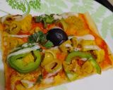 صورة لخطوة 5 من وصفة بيتزا الشاورما بصلصة الطماطم 🍅🍕