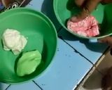 Foto langkah ke 2 dari resep Bubur SumSum Kuah Candil Jahe Rainbow.