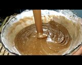 A picture of step 4 of Eggless chocolate cake in appam patra.