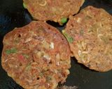 A picture of step 6 of Makki Ragi Mixed Veggie Pancakes.