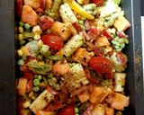 A picture of step 4 of My Rainbow Veg feast.