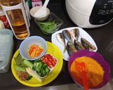 Foto langkah ke 2 dari resep Ikan kembung/tongkol bumbu kuning.
