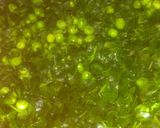 A picture of step 1 of Malai Methi Matar.