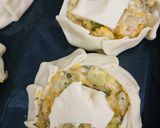 Foto del paso 7 de la receta: CANASTITAS DE ZAPALLO CALABAZA Y BROCOLI 🎃🥦🧅🧀 (con salsa blanca)