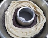 Foto langkah ke 4 dari resep Bolu Ketan Hijam Keju Lumer -314-.