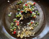 A picture of step 4 of Chicken Manchurian.