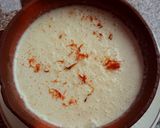 A picture of step 2 of Mishti Doi kesari.