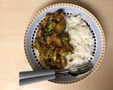 A picture of step 6 of Green Curry Lamb Stir Fry (แกะผัดพริกแกงเขียวหวาน).