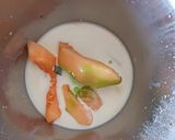 A picture of step 5 of Gulkand, Chocochips, Pineapple,Muskmelon and Dates Icecream.