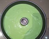Foto langkah ke 4 dari resep Ciffon Cake Pandan Menul Lembut tanpa pengembang.