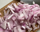 Foto del paso 2 de la receta: Espirales con panceta salada ibérica, para comer en familia