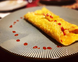 Foto del paso 3 de la receta: Tortilla de langostinos con puerros y salsa siracha 🤩🤩